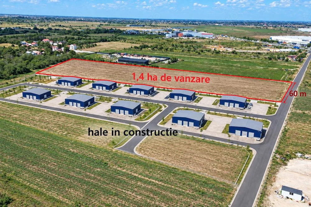 Teren Bolintin-Deal 14.500mp, deschidere 30m, langa autostrada,acces rapid la A0