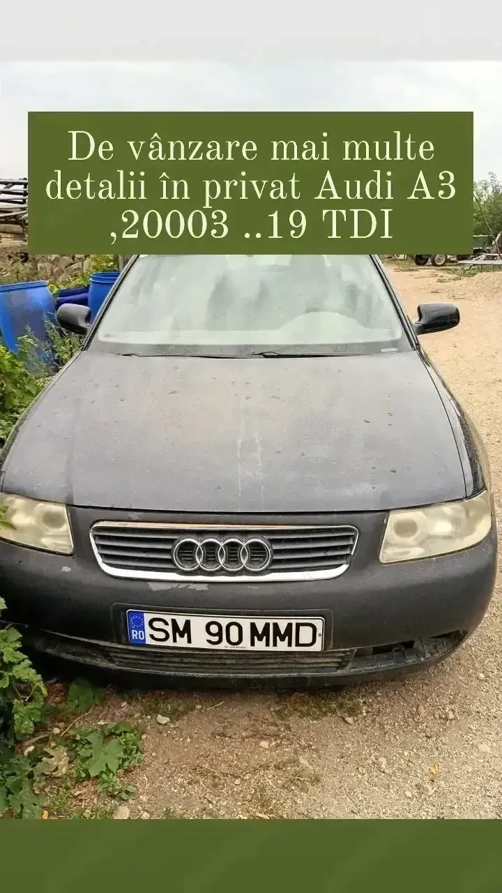 Vand audi A3 din 20003 Motor 1,9 TDE