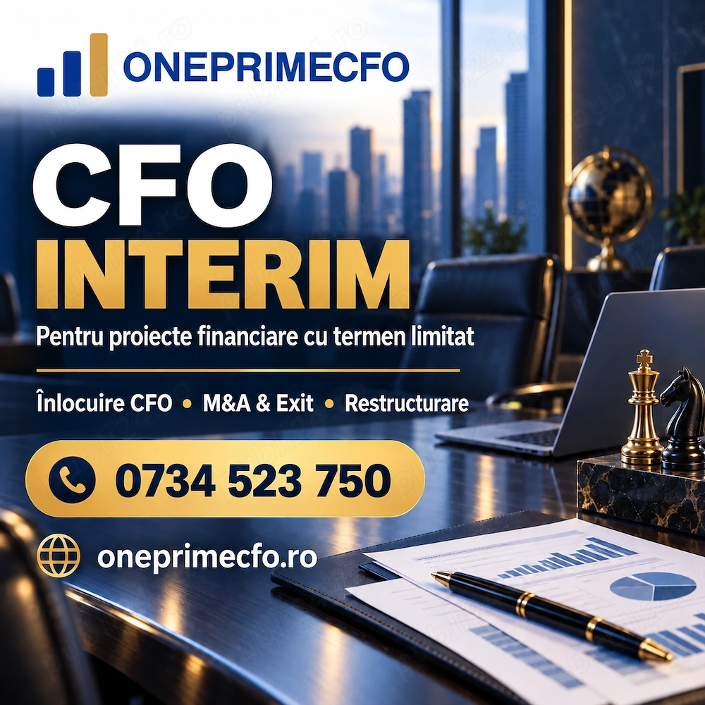 CFO Interim | Înlocuire CFO, M&A, Exit și Restructurare