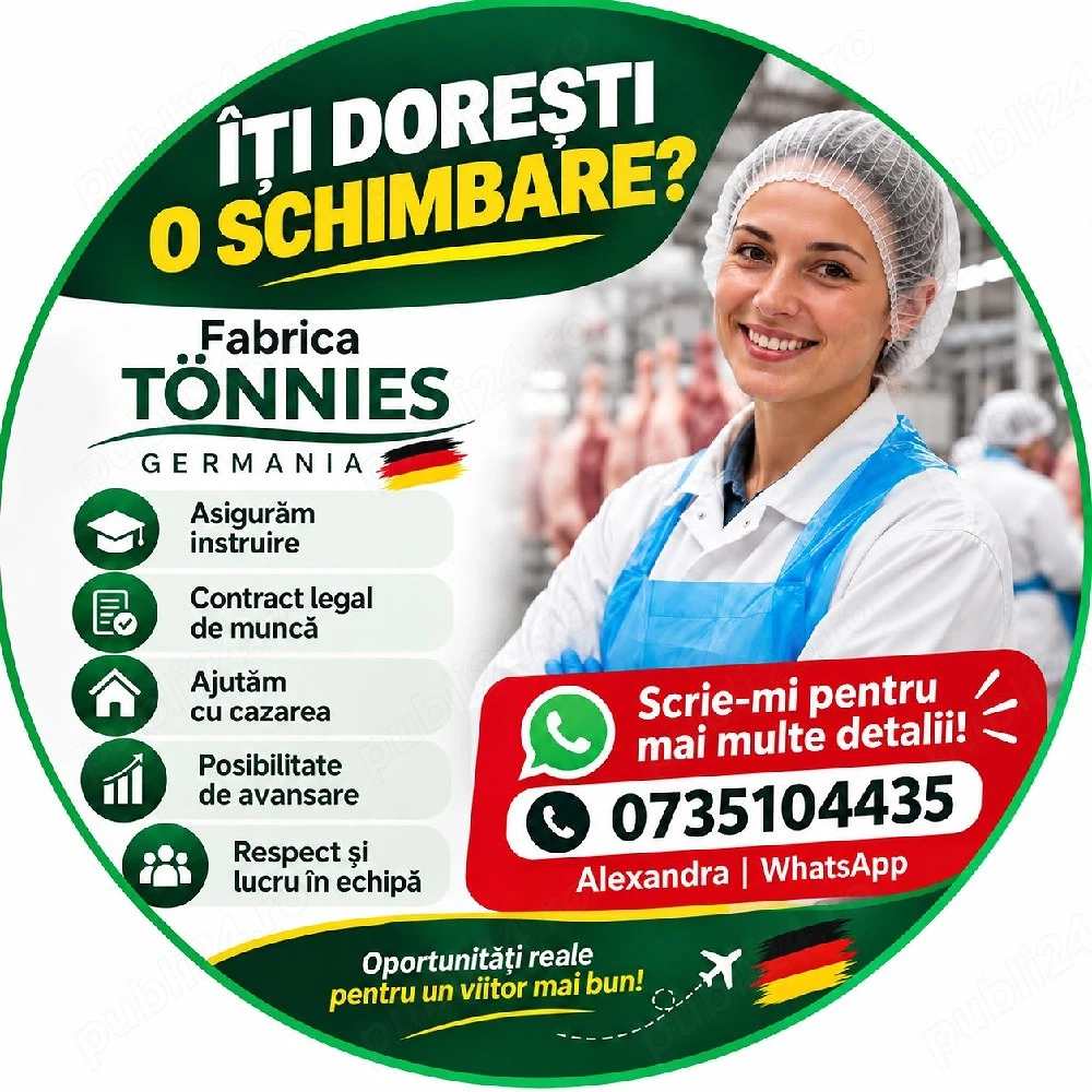 Loc de munca Abator Germania 
