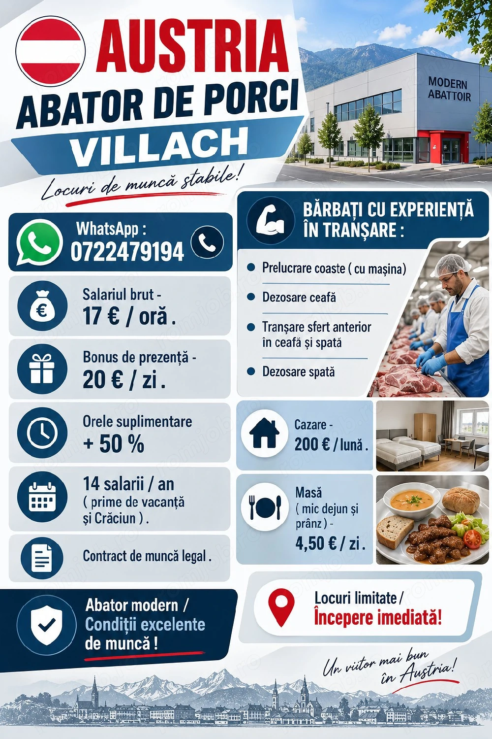 AUSTRIA  - Abator porc  - Villach  ! 