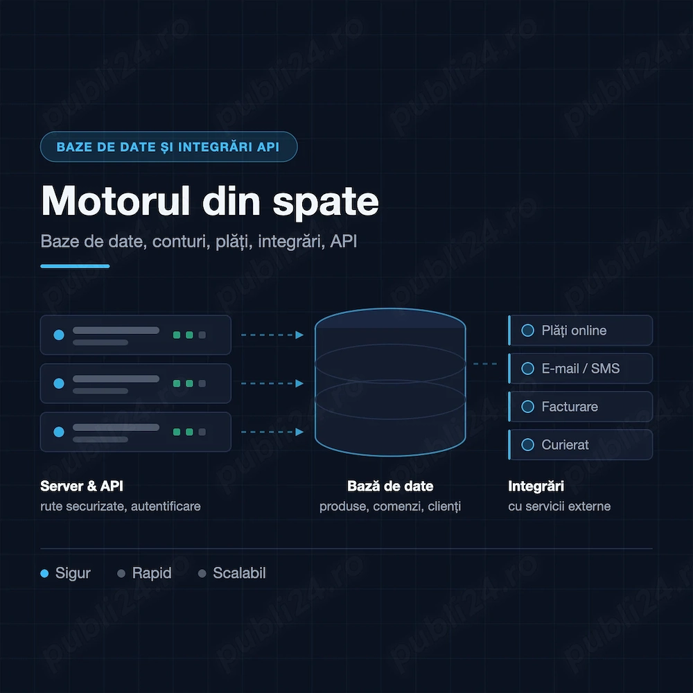 Creare site-uri web de prezentare, magazine online, administrare CMS