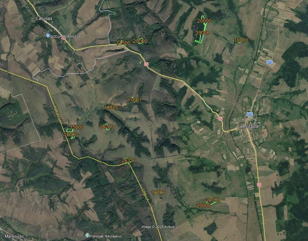 Sunt proprietarul și am 25 de hectare De pământ