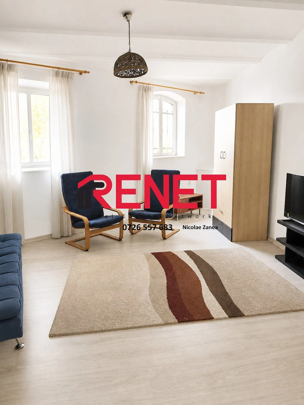 Inchiriere 2 camere Cismigiu Demisol Inalt 500€ Comision 0%