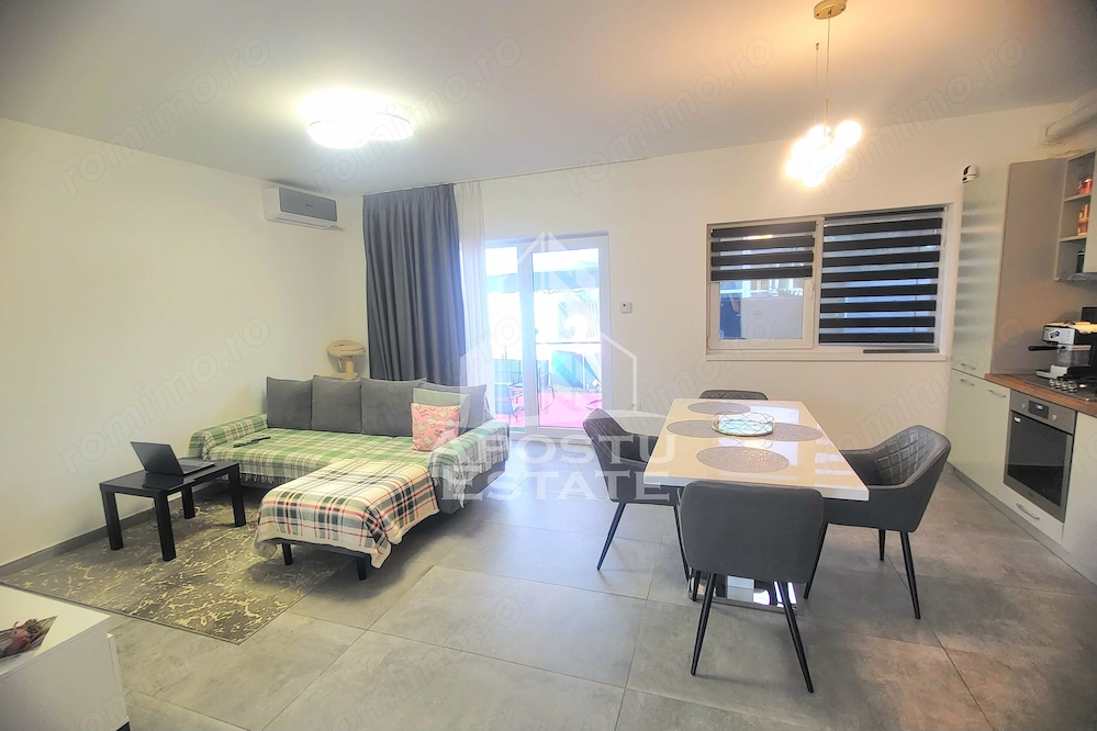 Triplex cu 3 camere,2 bai,mobilat si utilat,Dumbravita