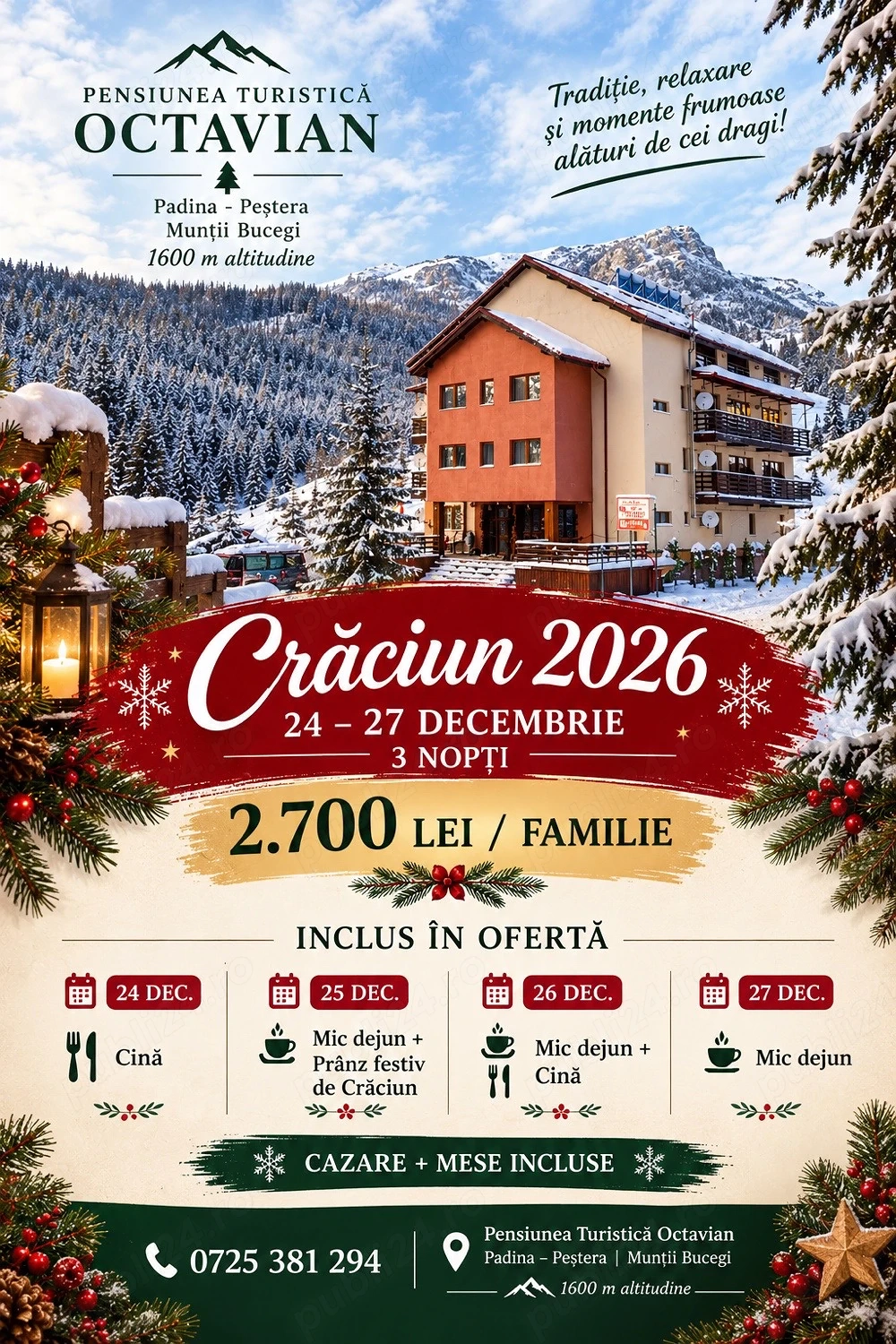 Crăciun la Munte