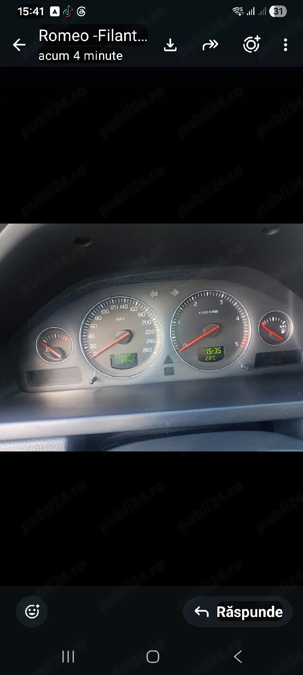 Volvo XC90 an 2009, 2400cc diesel, 4 4 185 cp, climatronic, geamuri și oglinzi electrice, piele.