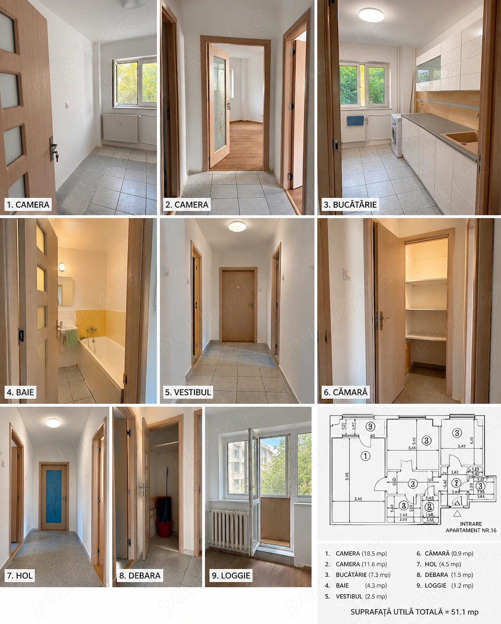 Apartament 2 camere de închiriat în Sector 5 ideal pentru studenți