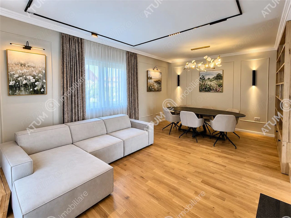 Se inchiriaza o casa superba cu 4 camere si 2 bai Sibiu zona Selimbar