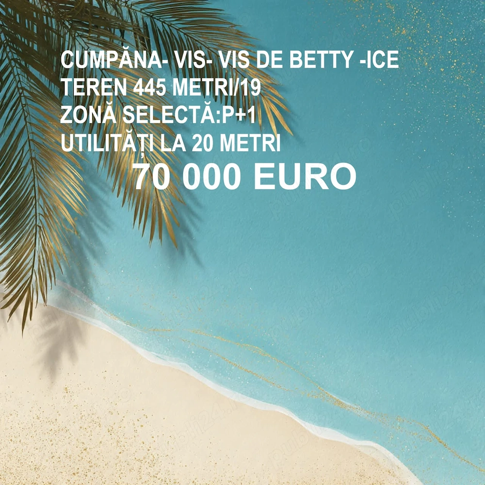cumpăna teren 445 metri