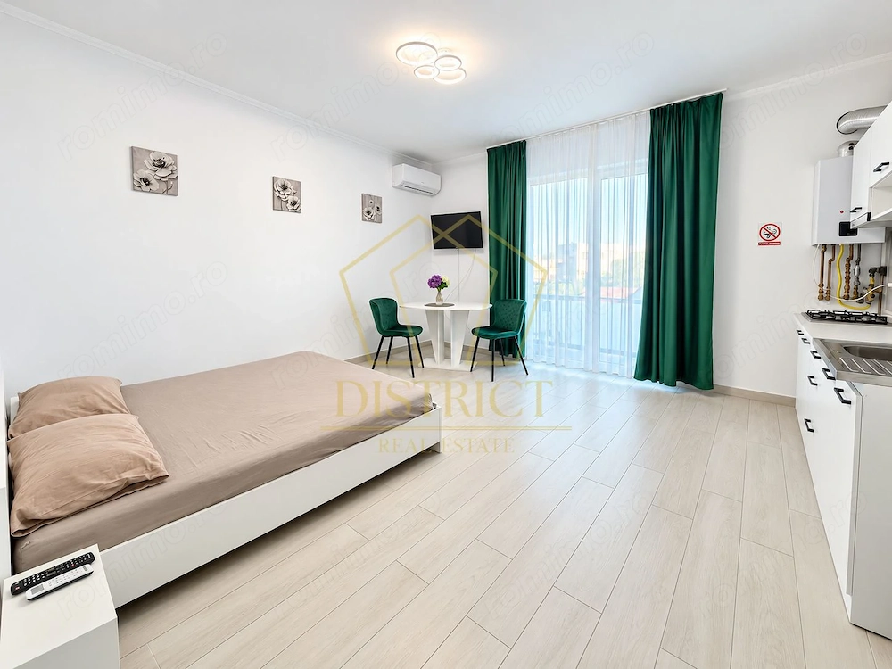 Apartament cu 1 camera mobilat si utilat la parter in Giroc la asfalt.