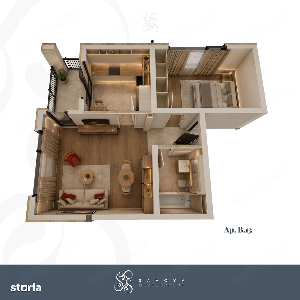 Apartament 2 camere cu balcon. Pret Negociabil