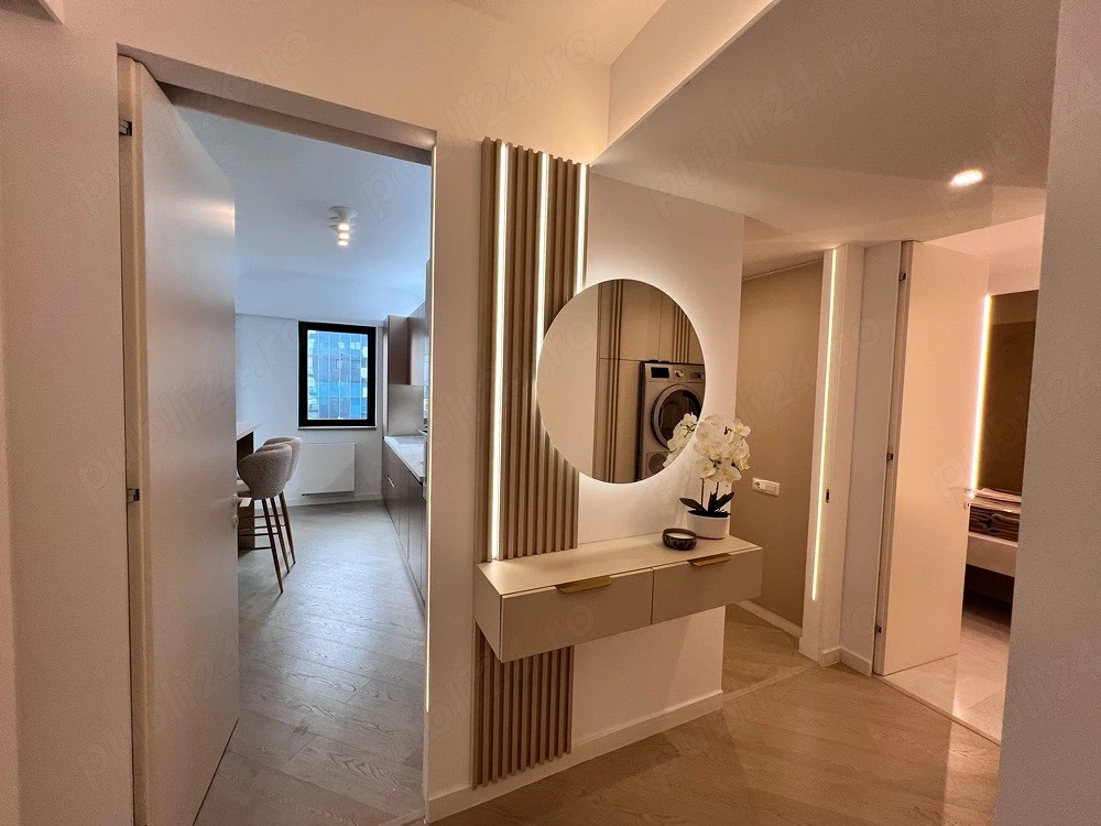Cortina North | 2 camere ultra-modern | Etaj 8 | Balcon generos + parcare
