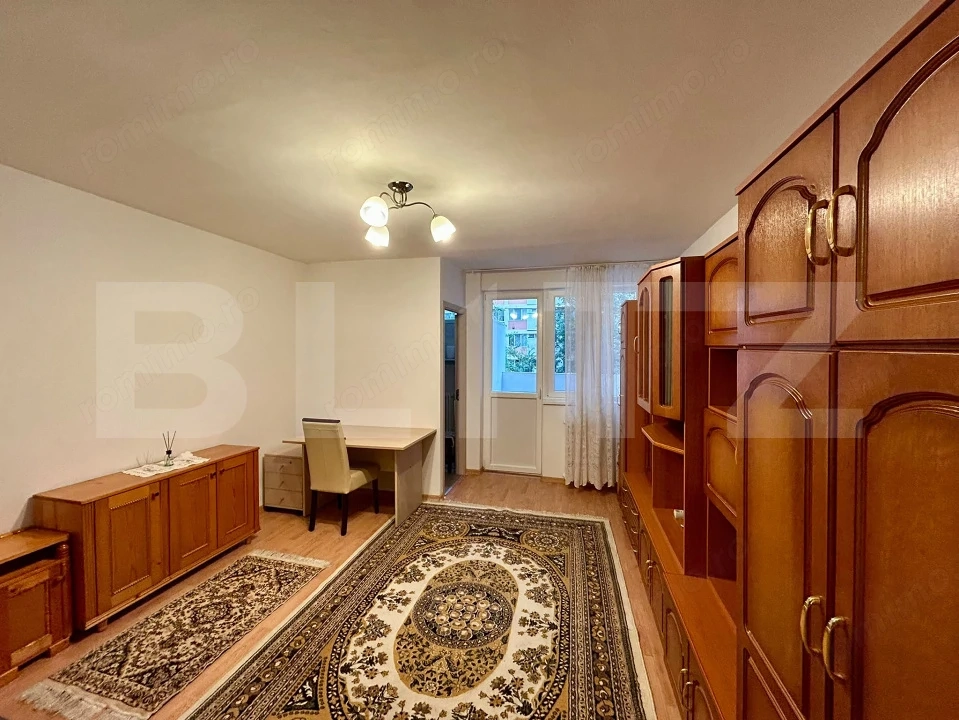 Garsonieră renovată, 28 mp, balcon, zona BIG Mănăștur
