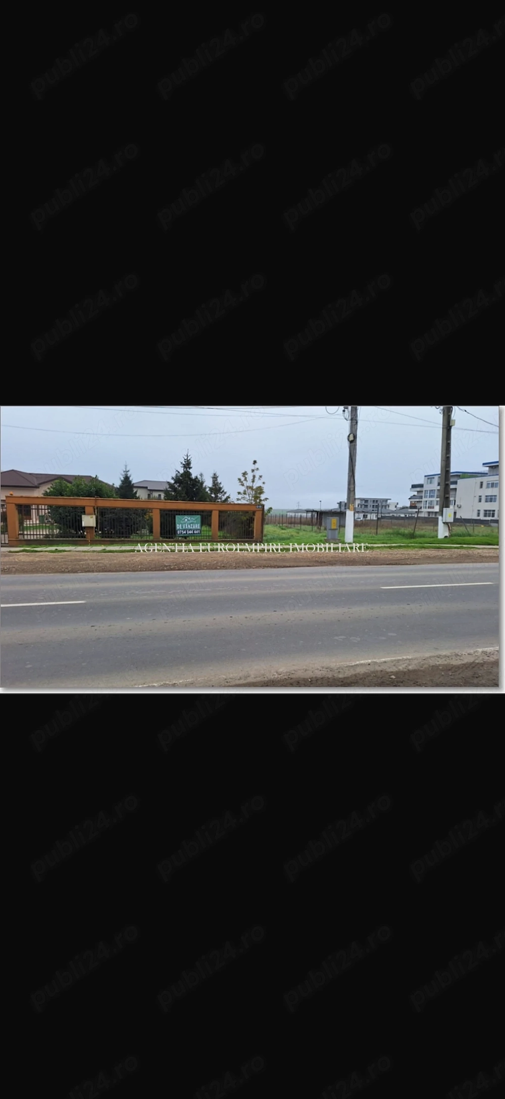 Teren Cumpăna strada principală 