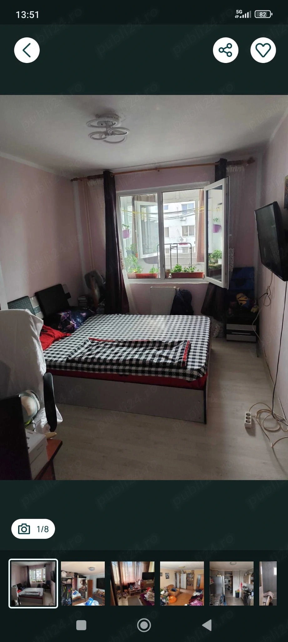 Vând apartament 4 camere zona Crangasi