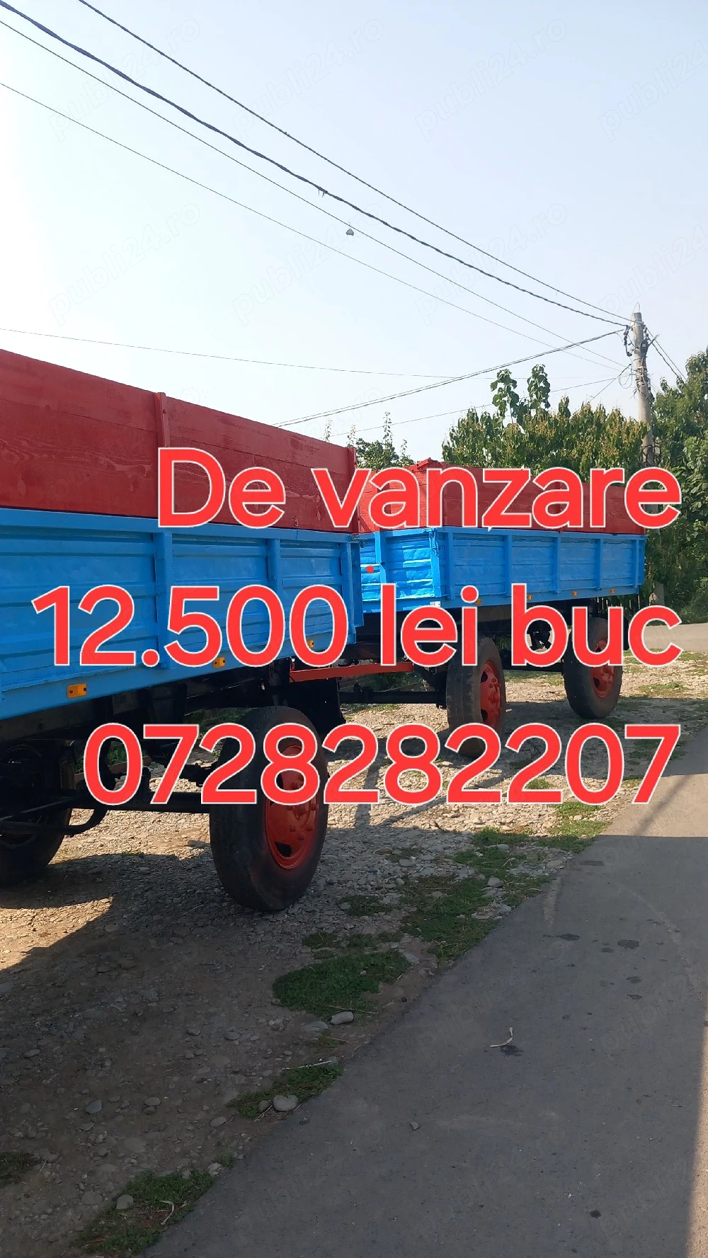 Remorci basculabile 5 tone