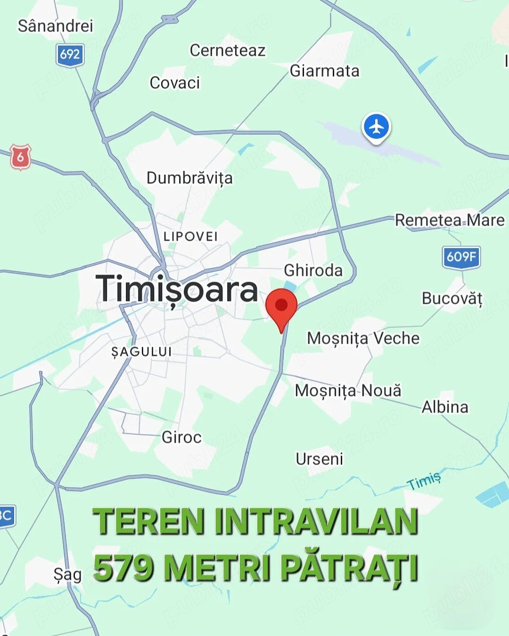 Teren în Timișoara perfect pentru duplex sau casă individuală vilă