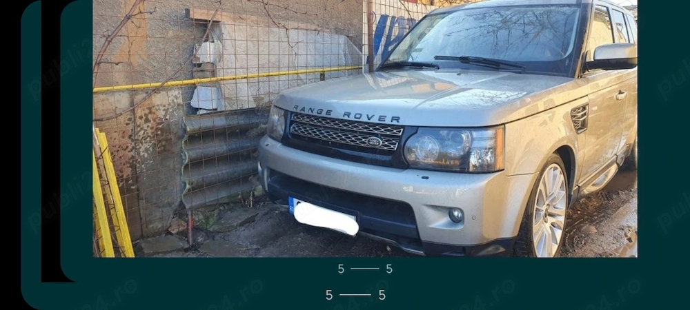 Range Rover Sport 2012 avariat