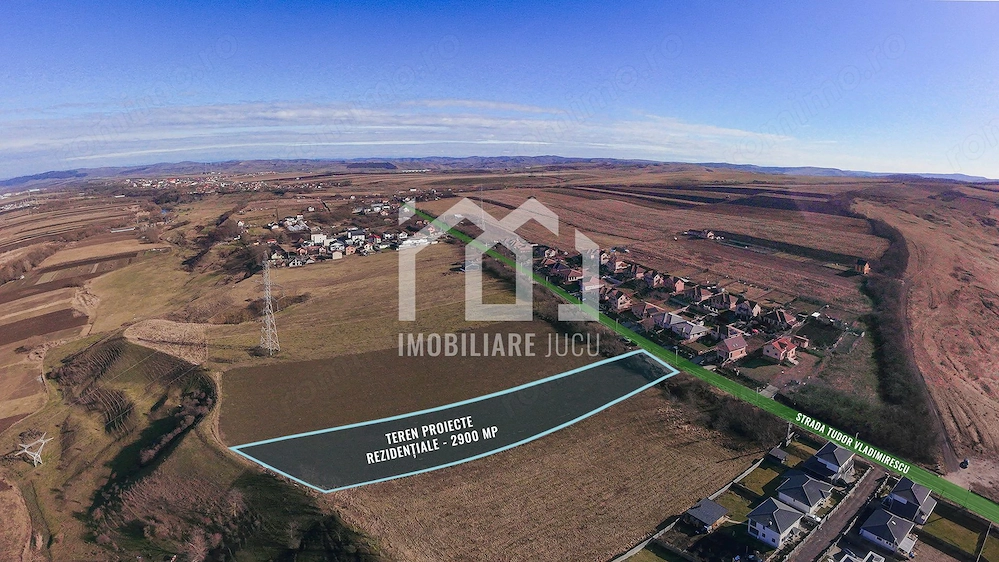 Teren Intravilan 2900mp - Dezvoltare rezidențială - Jucu de Sus