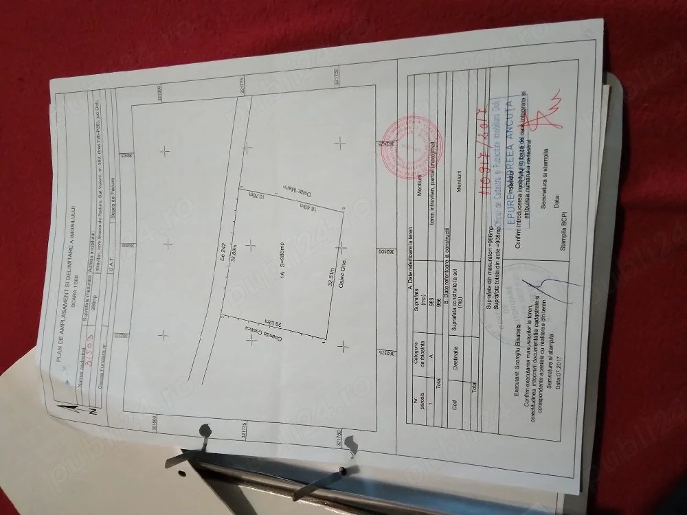 vand teren intravilan in com Seaca de Padure, sat Veleni, jud Dolj