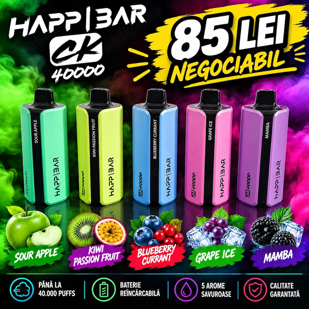  Vape Happ bar 5 arome diferite 