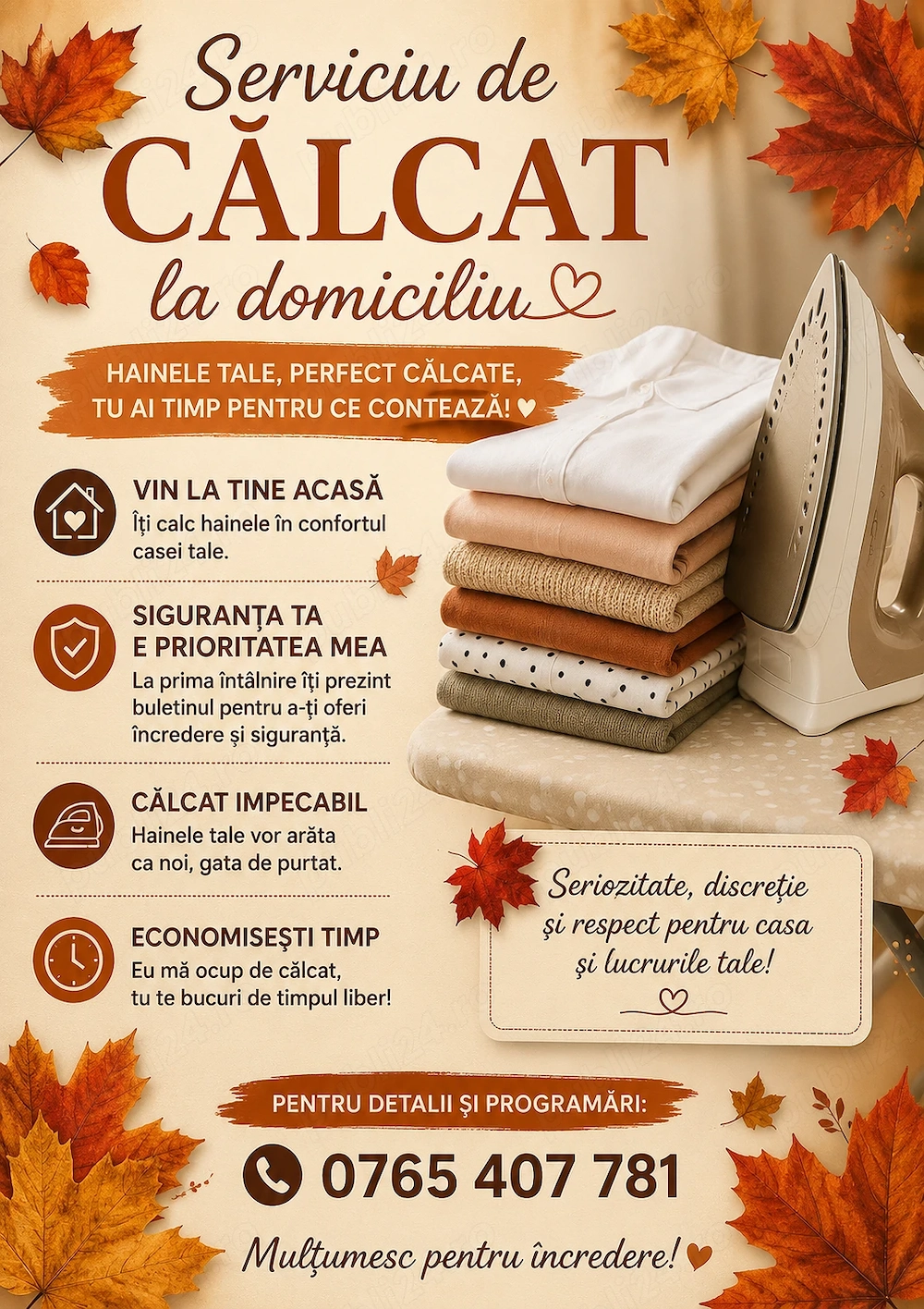 Calc la mine sau la tine:)