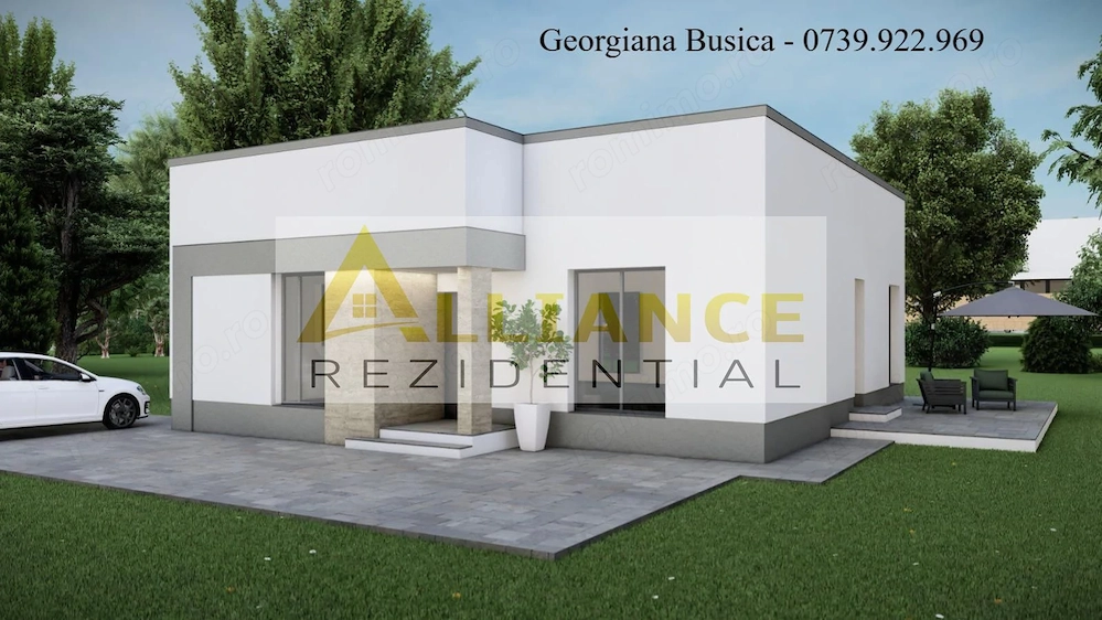 Casa individuala ||4 camere 2 bai || teren 500mp ||