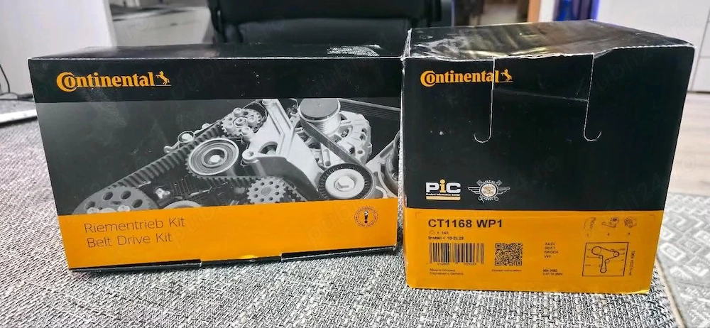 Set Curea de Distribuție Continental + pompă de apă pentru Audi, Seat, Skoda