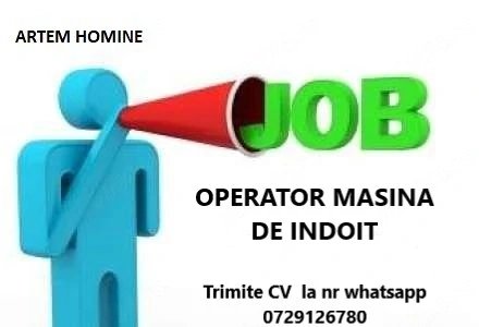 Operator masina automata de indoit 