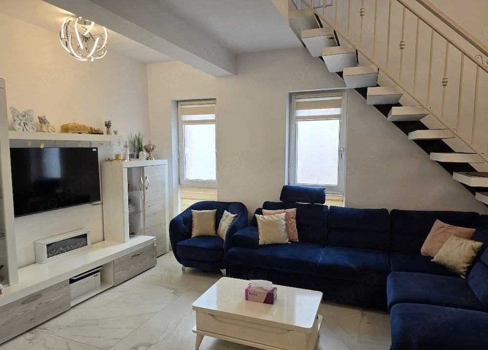 Penthouse 3 camere, 2 băi, 2 parcări, 91,2 mp, Giroc, central