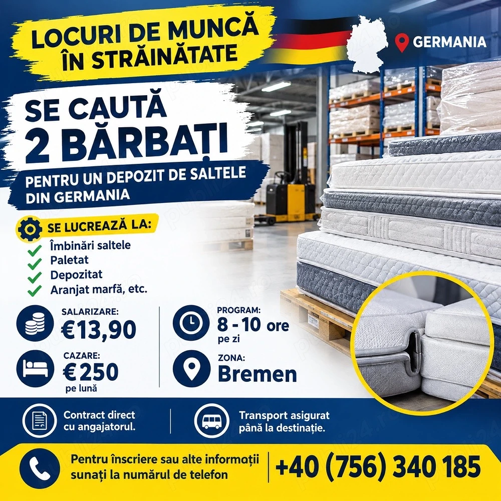 Locuri de Munca in Depozit (Germania)