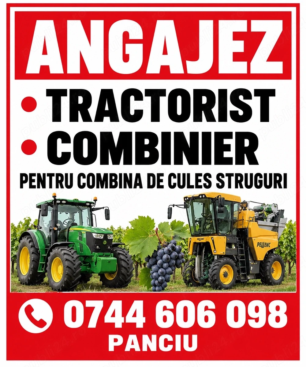 angajez tractorist