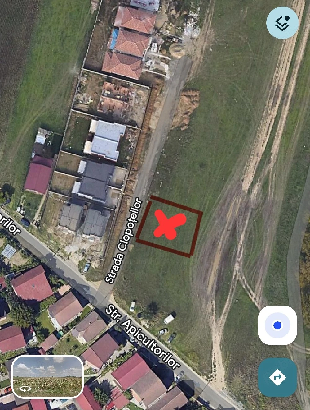 Teren locuinte colective(bloc)-Giroc, str.Clopoteilor-str.Apicultorilor