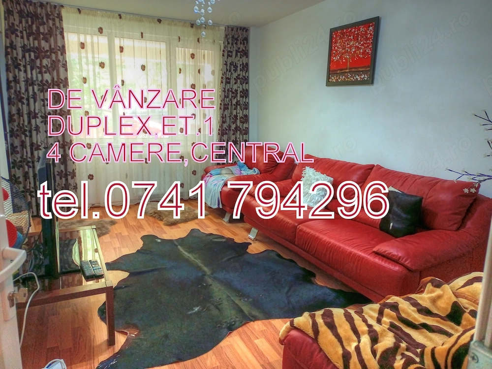 Duplex 4 camere  et.1 Central