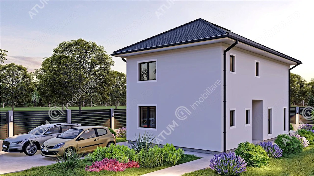 Casa individuala la cheie 4 camere decomandate 116 mp utili