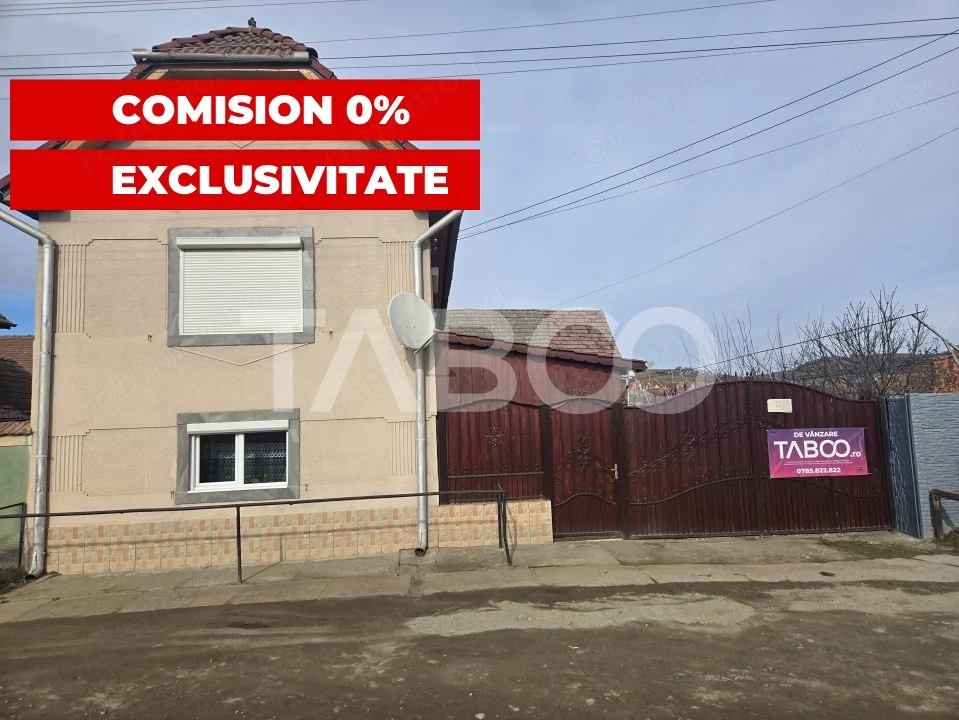 COMISION 0 Casa de vanzare 118mp 5 camere curte 1597mp Vurpar Sibiu