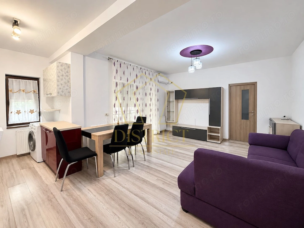 Apartament cu 3 camere mobilat, la parter | Hotel IQ | in Giroc