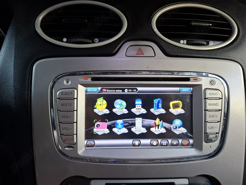 vand navigatie ford focus 2