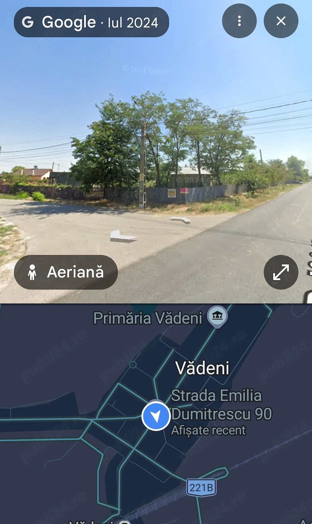 Vand casa din caramida cu terenul aferent, situata in loc. Vadeni, jud. Braila - proprietar