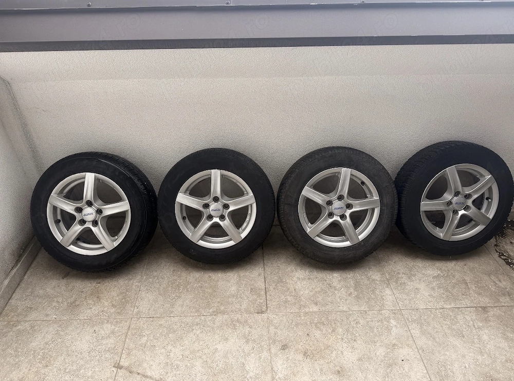 Vand set jante aliaj 14x5.5+cauciucuri