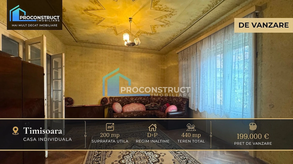 Casa cu potential investitional | Zona Iosefin 200 mp utili 199.000 E