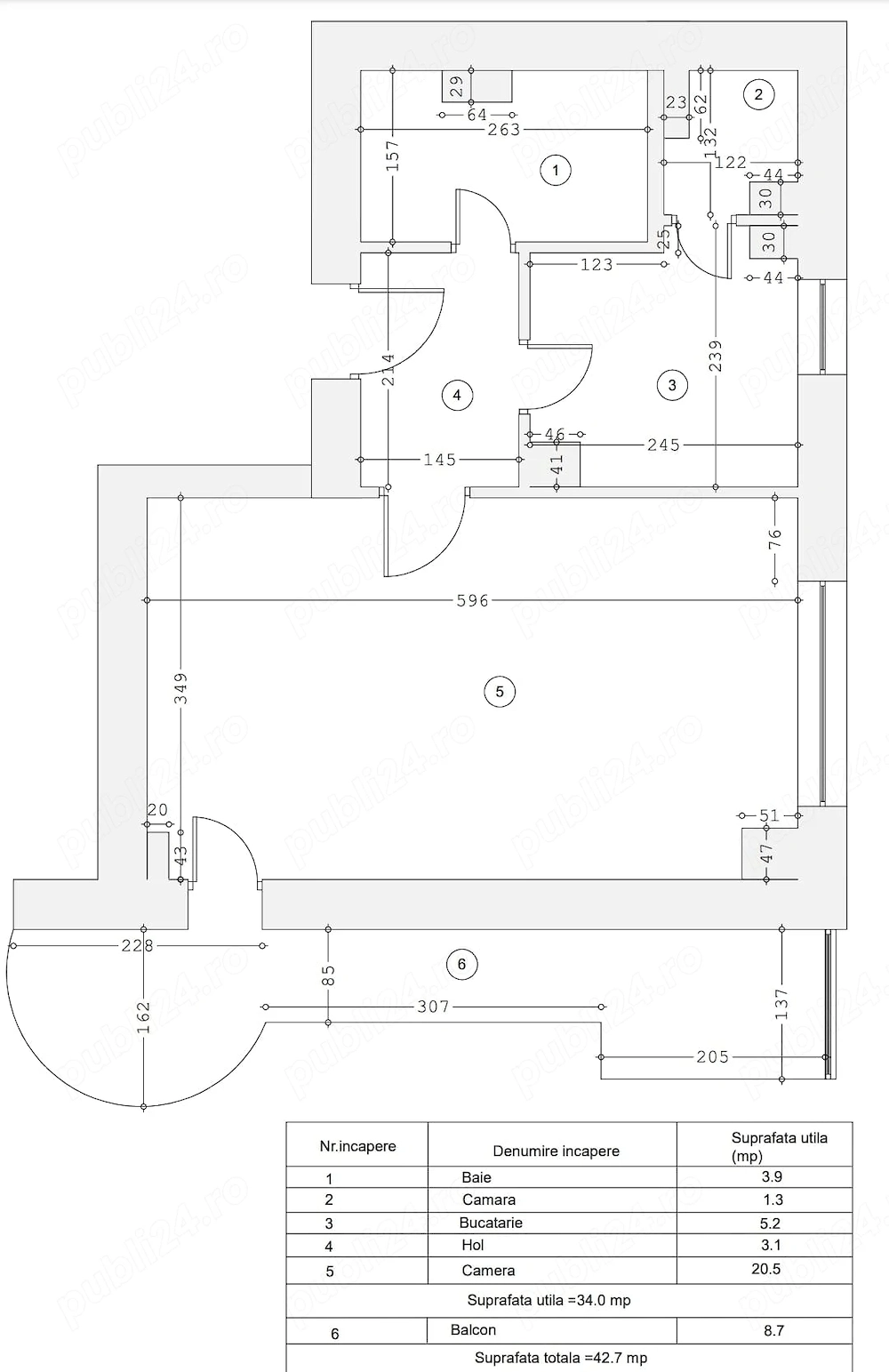 Apartment Brazda lui Novac