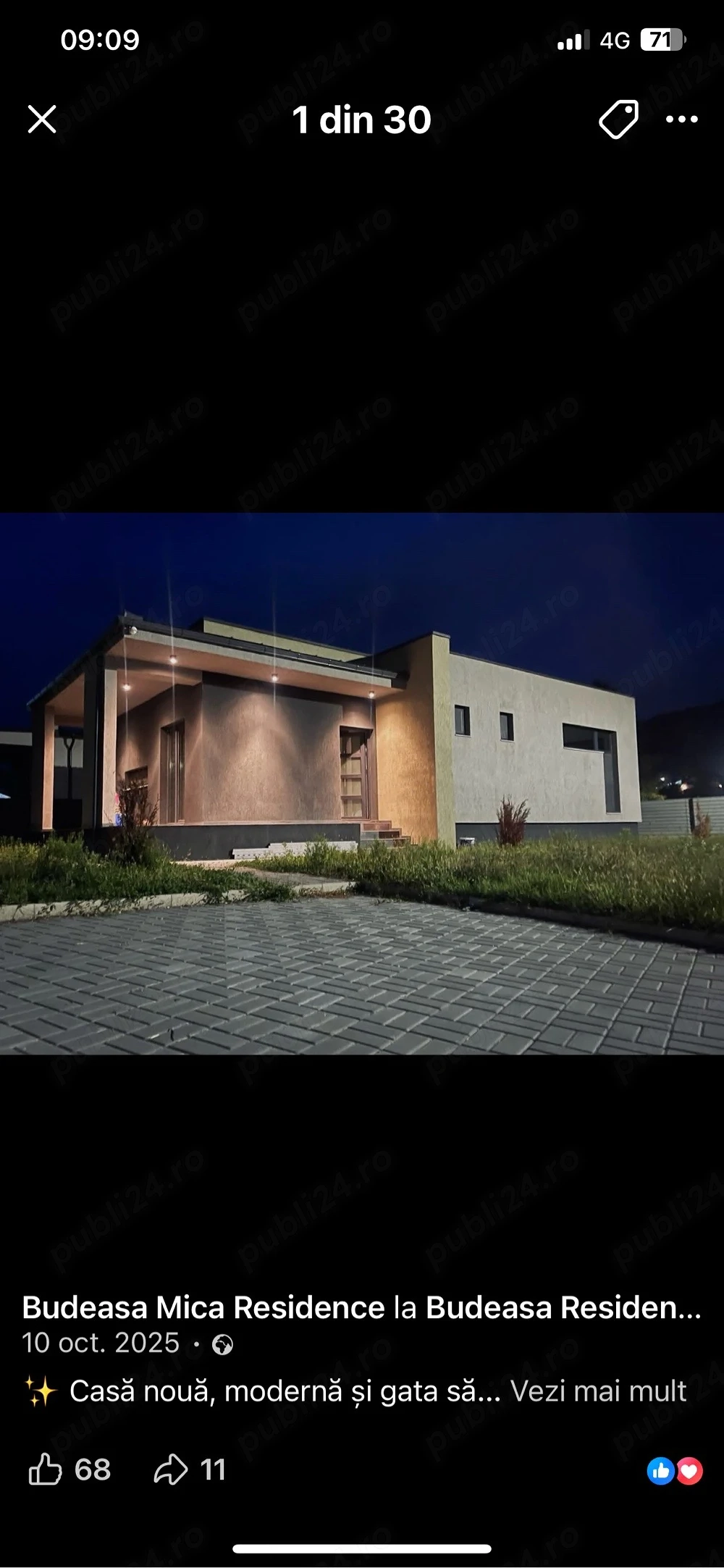 casa de vanzare budeasa mica