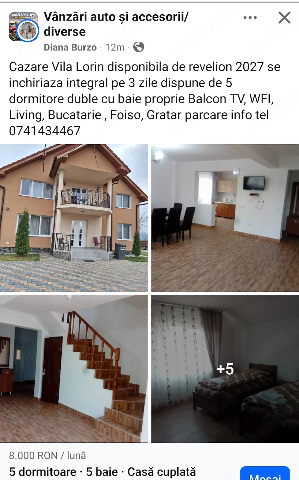 Cabana Revelion 2027