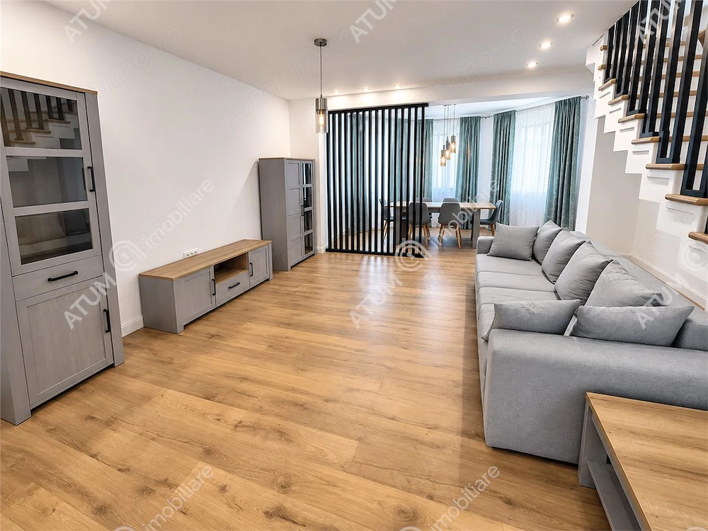 De inchiriat casa ultramoderna cu 4 camere 3 bai si dressing in Sibiu