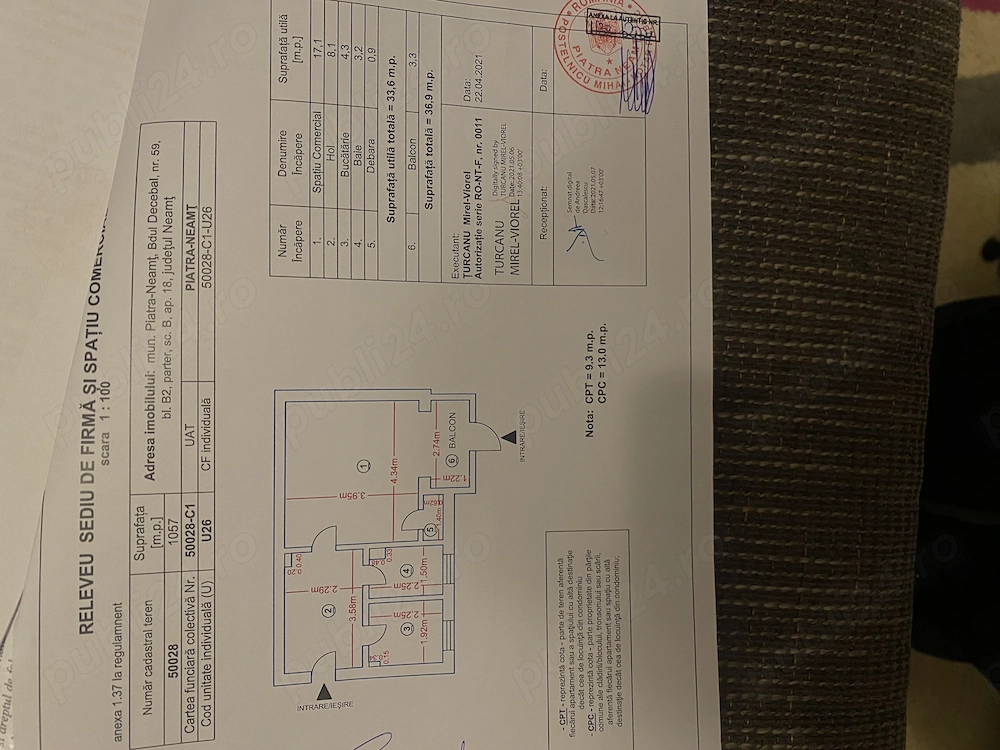 Închiriez sau vând Spațiu comercial zona Laguna lângă farmacia Mara