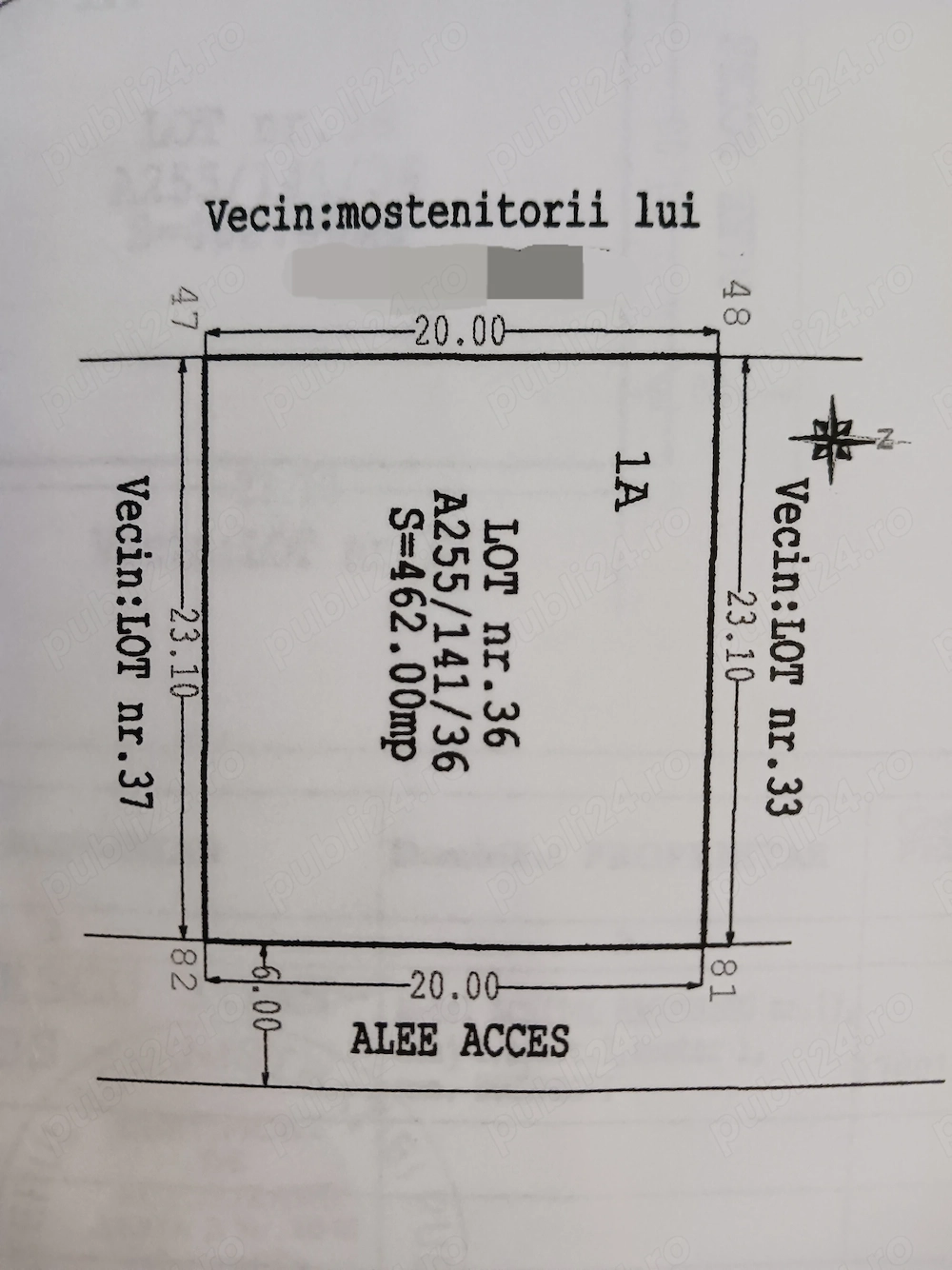 Teren extravilan Tuzla 460m2