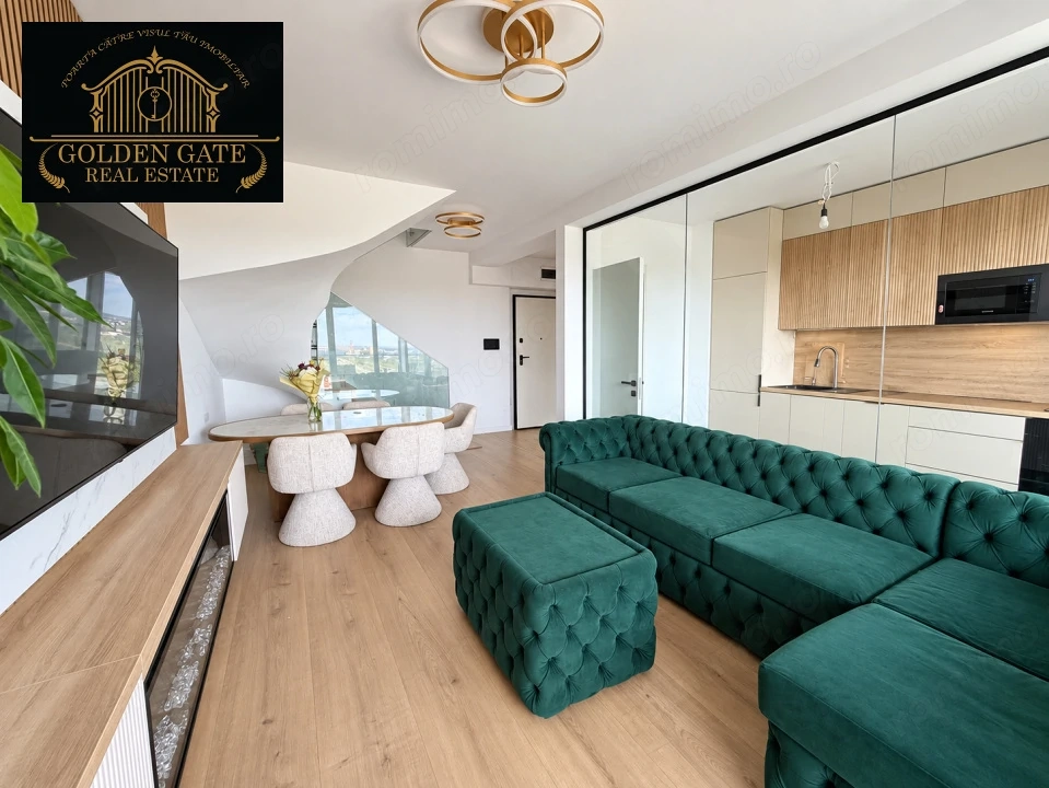 Duplex 4 camere | 137,3 m² total | Mobilat și utilat | 3 băi | 2 X Parcare