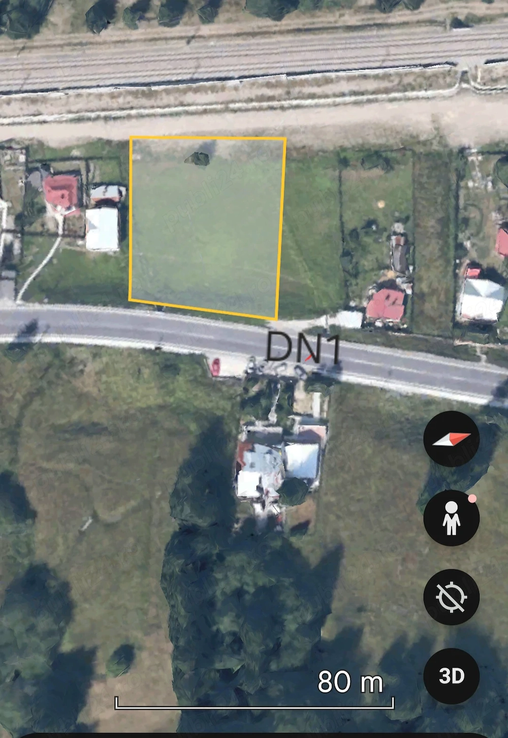 Proprietar - Vând Teren Intravilan 1402 mp, Perfect Plan   Predeal, Malul Ursului
